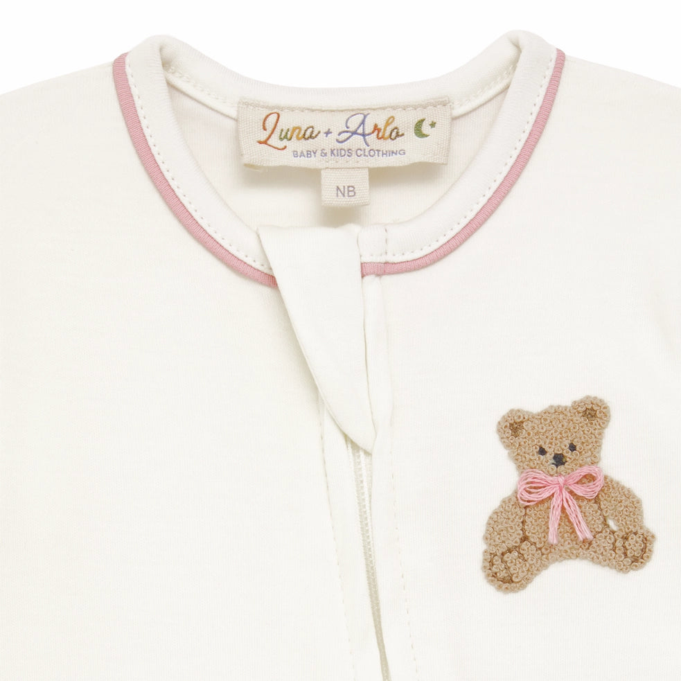 Bear Hugs Zip Footie