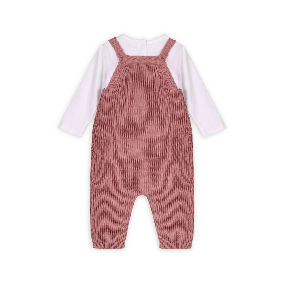 Sweet Bow Sweater Knit Baby Jumpsuit