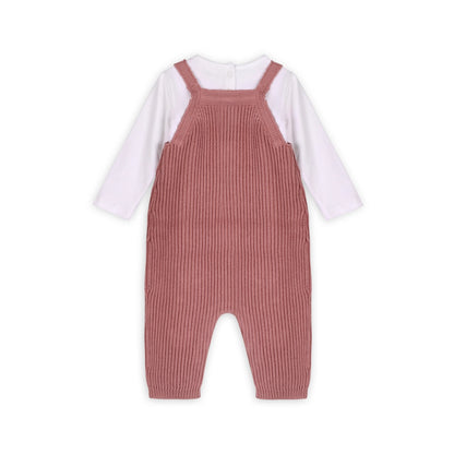Sweet Bow Sweater Knit Baby Jumpsuit