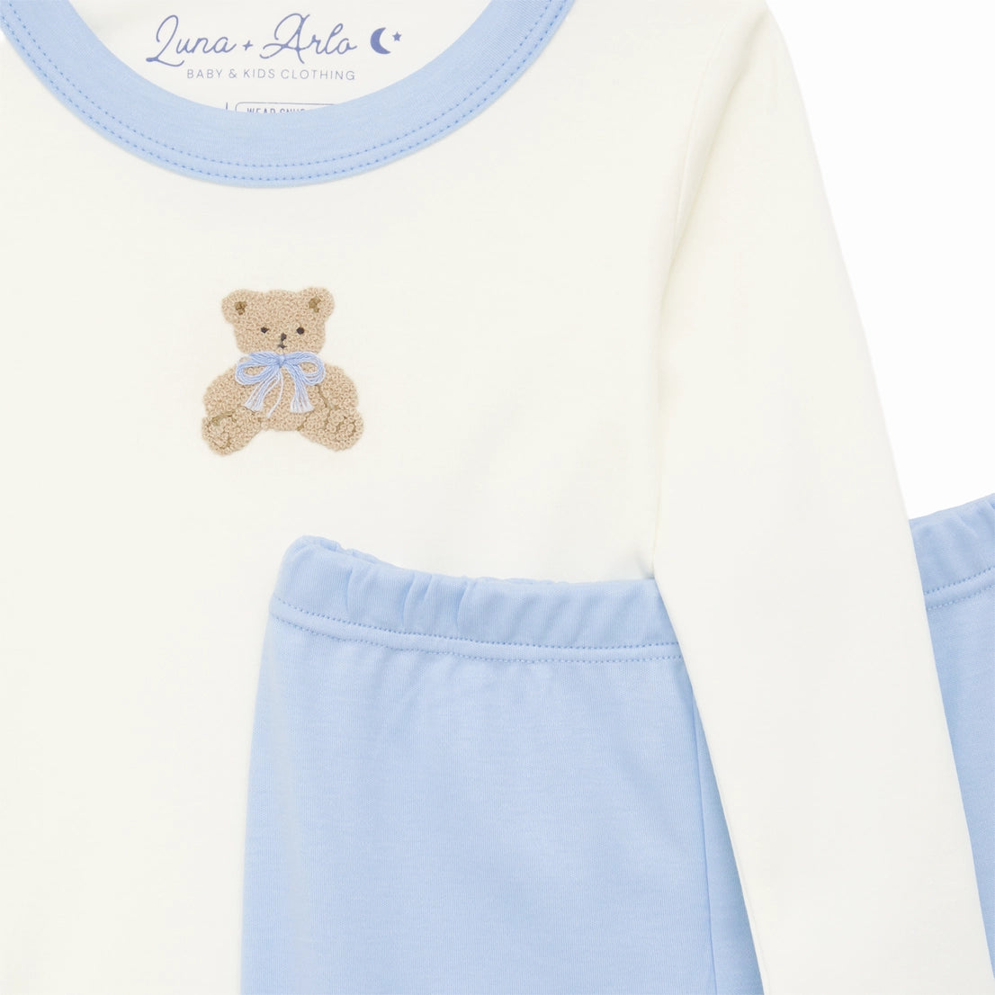 Sky Bear Hugs Long Sleeve Pajama Set
