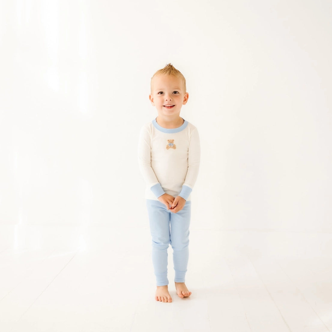 Sky Bear Hugs Long Sleeve Pajama Set