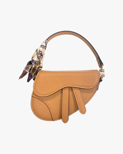Saddle Purse with Scarf