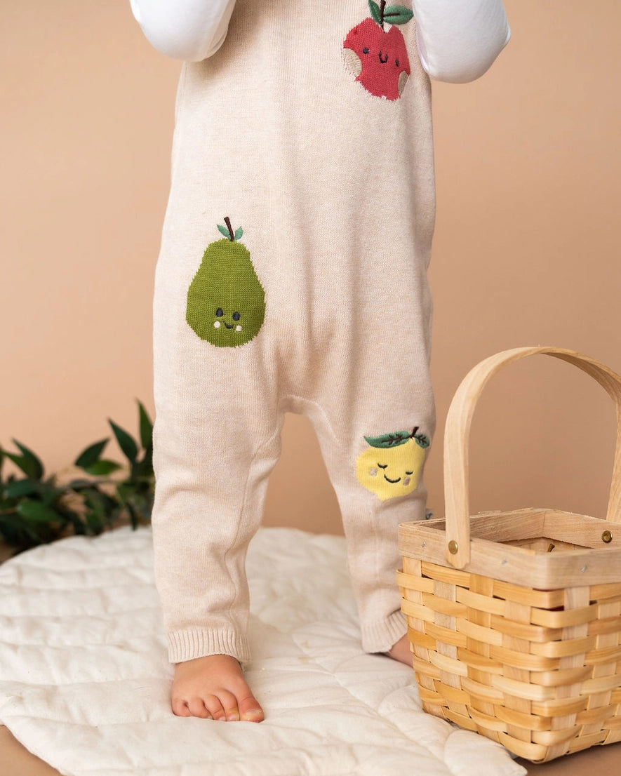 Happy Fruits Baby Bodysuit Set