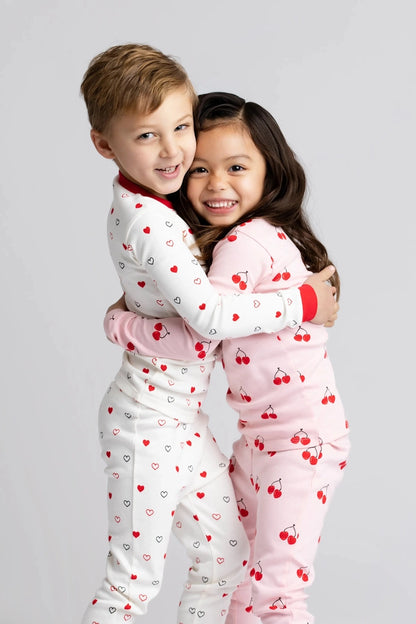 Cherry in Love Long Sleeve Pajama Set