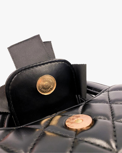 Floral Applique Quilted Bag
