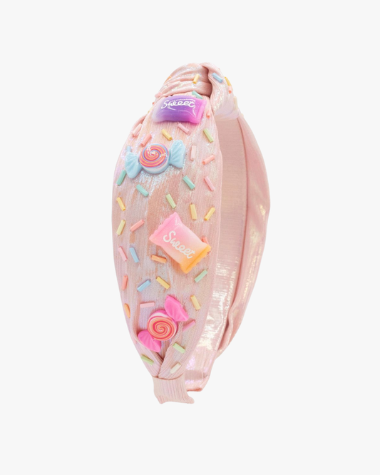 Pink Charm Knot Headband