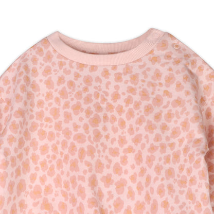 Leopard Baby Sweatshirt & Jogger Set
