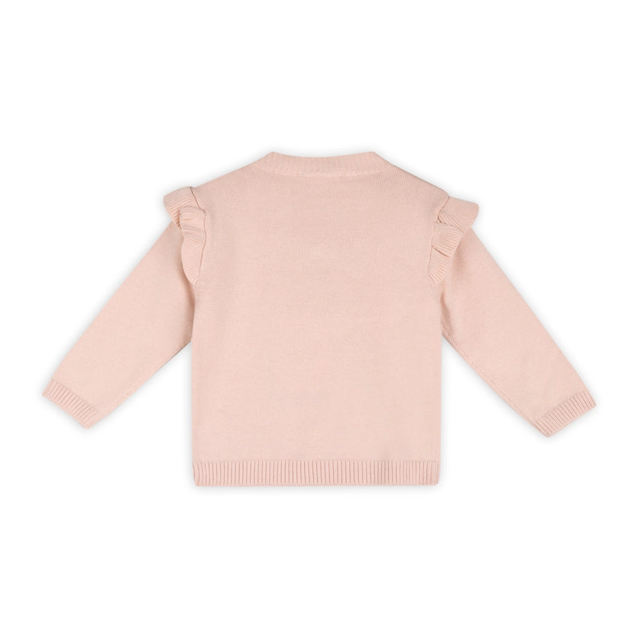 Cherry Bow Baby Pullover & Stripe Pants