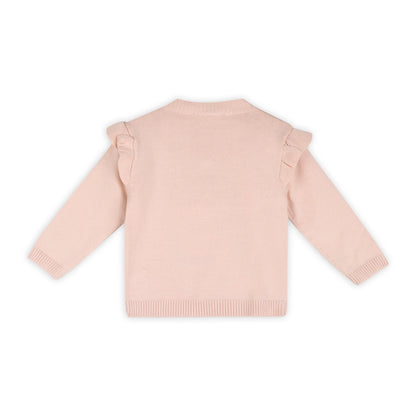 Cherry Bow Baby Pullover & Stripe Pants