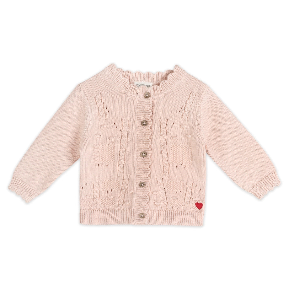 Lil Heart Tex Knit Baby Cardigan & Pant Set