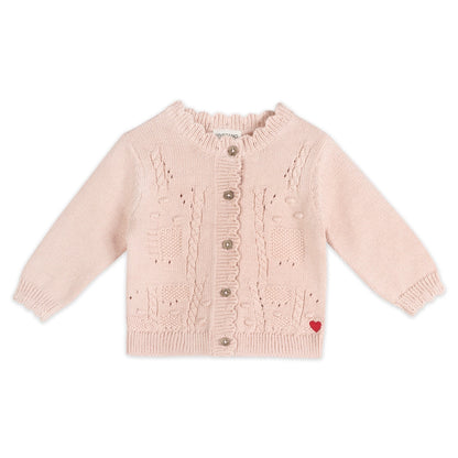 Lil Heart Tex Knit Baby Cardigan & Pant Set