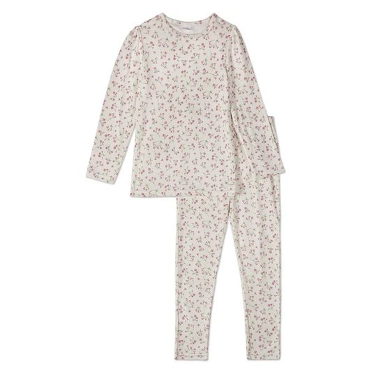 Full Bloom Floral Print 2pc pajama set