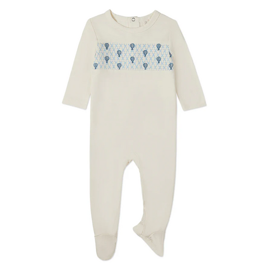 Hot Air Balloon Smocking Footie