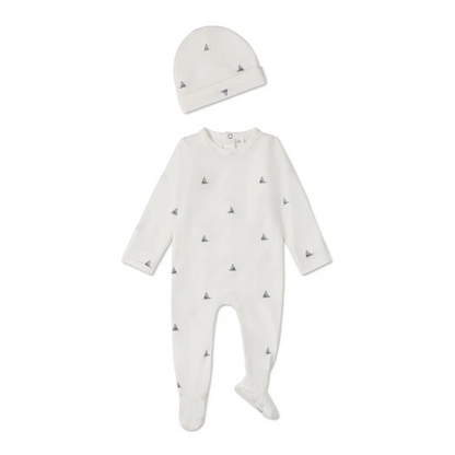 Little Sailboats 2 pc Footie