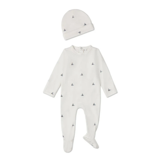 Little Sailboats 2 pc Footie