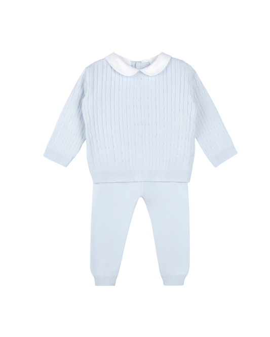 Blue Peter Pan Cable Knit