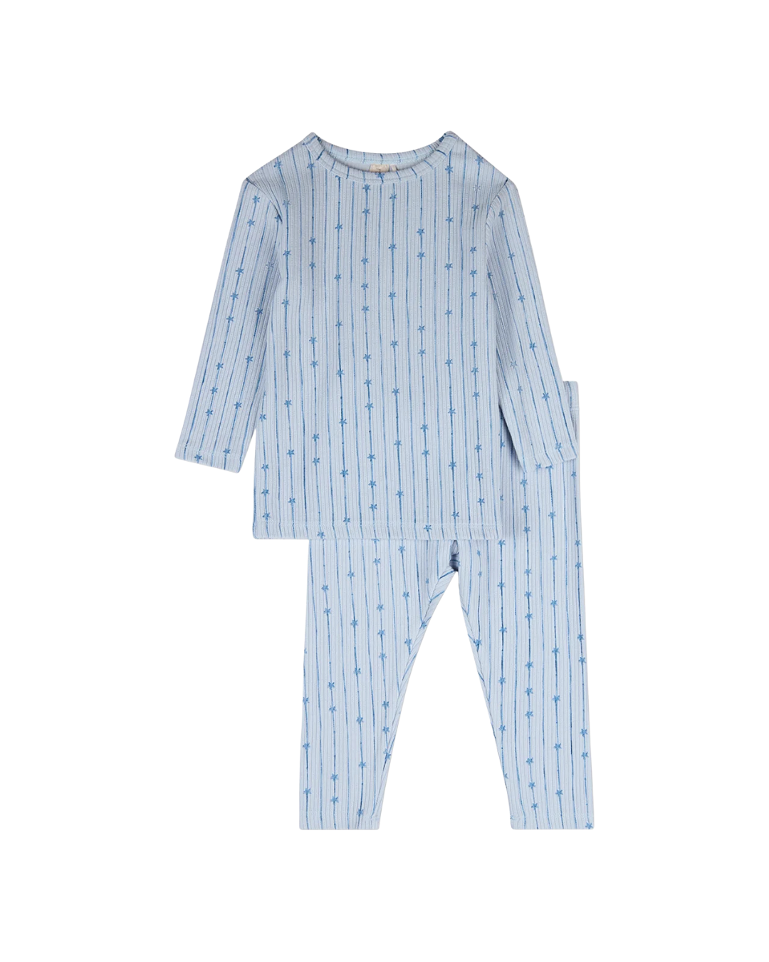 Blue Star Light, Star Bright Long Sleeve Pajama Set