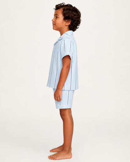 Coastal Stripe Short Pajama Set