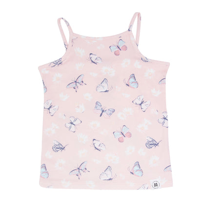 Tank Pajama - Butterfly Daisy Pink