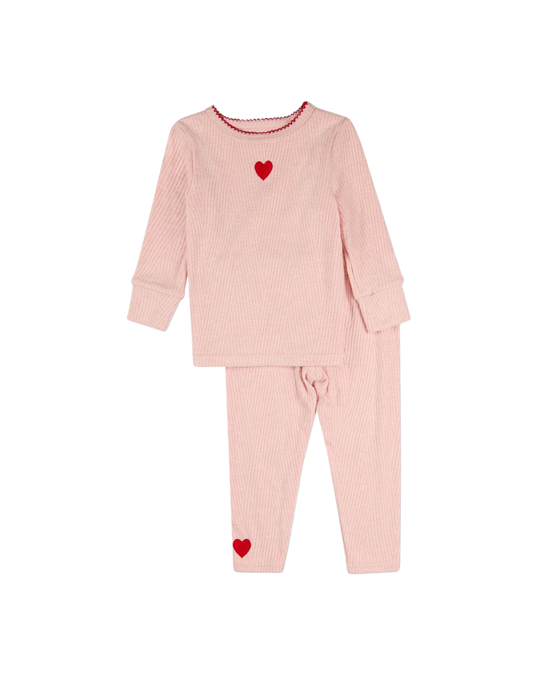 Heart Long Sleeve Pajama Set