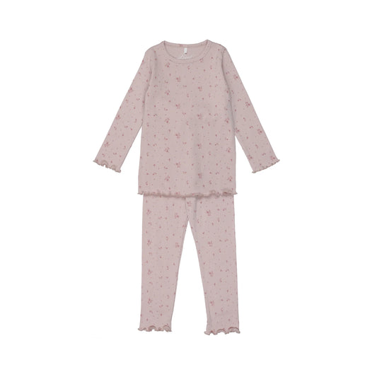 Floral Pink Set Long Sleeve Set