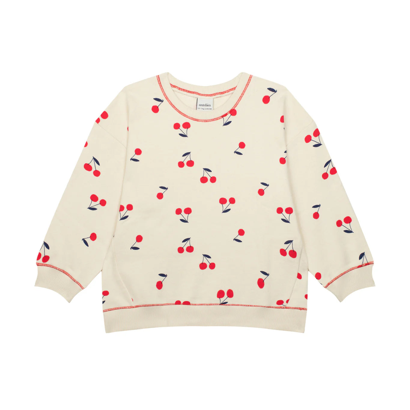 Cherry Print 3 PLY Sweatshirt & Short Set