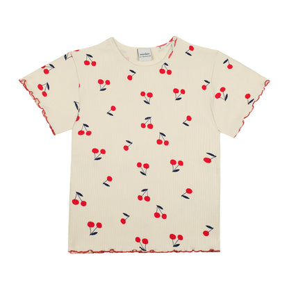 Cherry Print Long Pyjama
