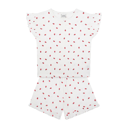 Ladybug Ruffled Short Pyjama