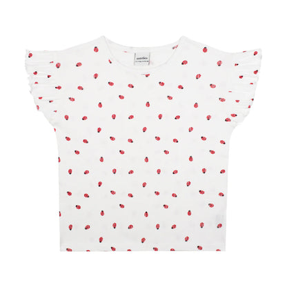 Ladybug Ruffled Short Pyjama