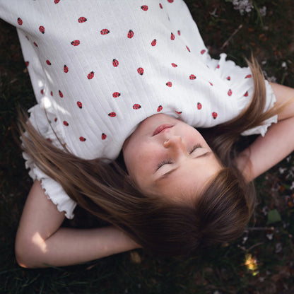 Ladybug Ruffled Short Pyjama
