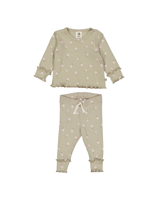 Pineapple Top & Leggings Set