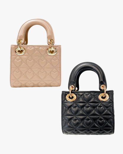 Heart-Quilted Bag