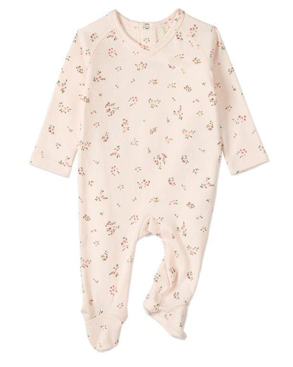 Cameo Florals Footie