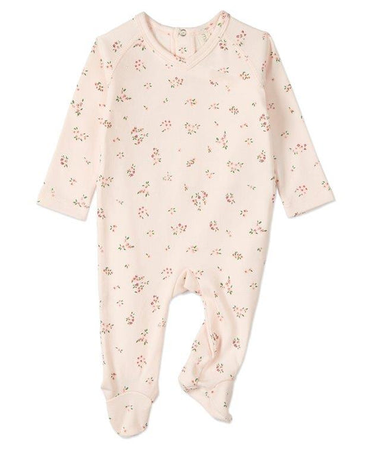 Cameo Florals Footie