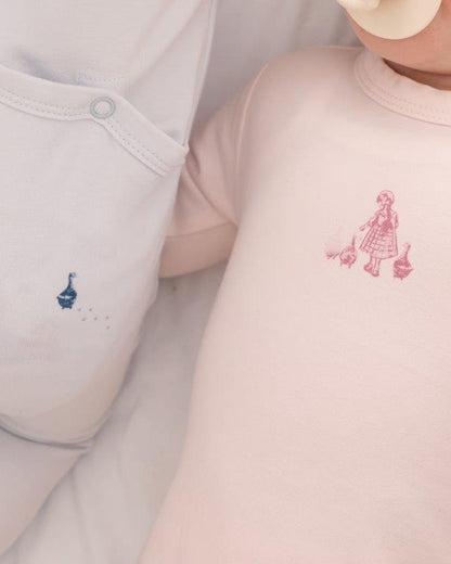 Pink Waddling Ducks Footie