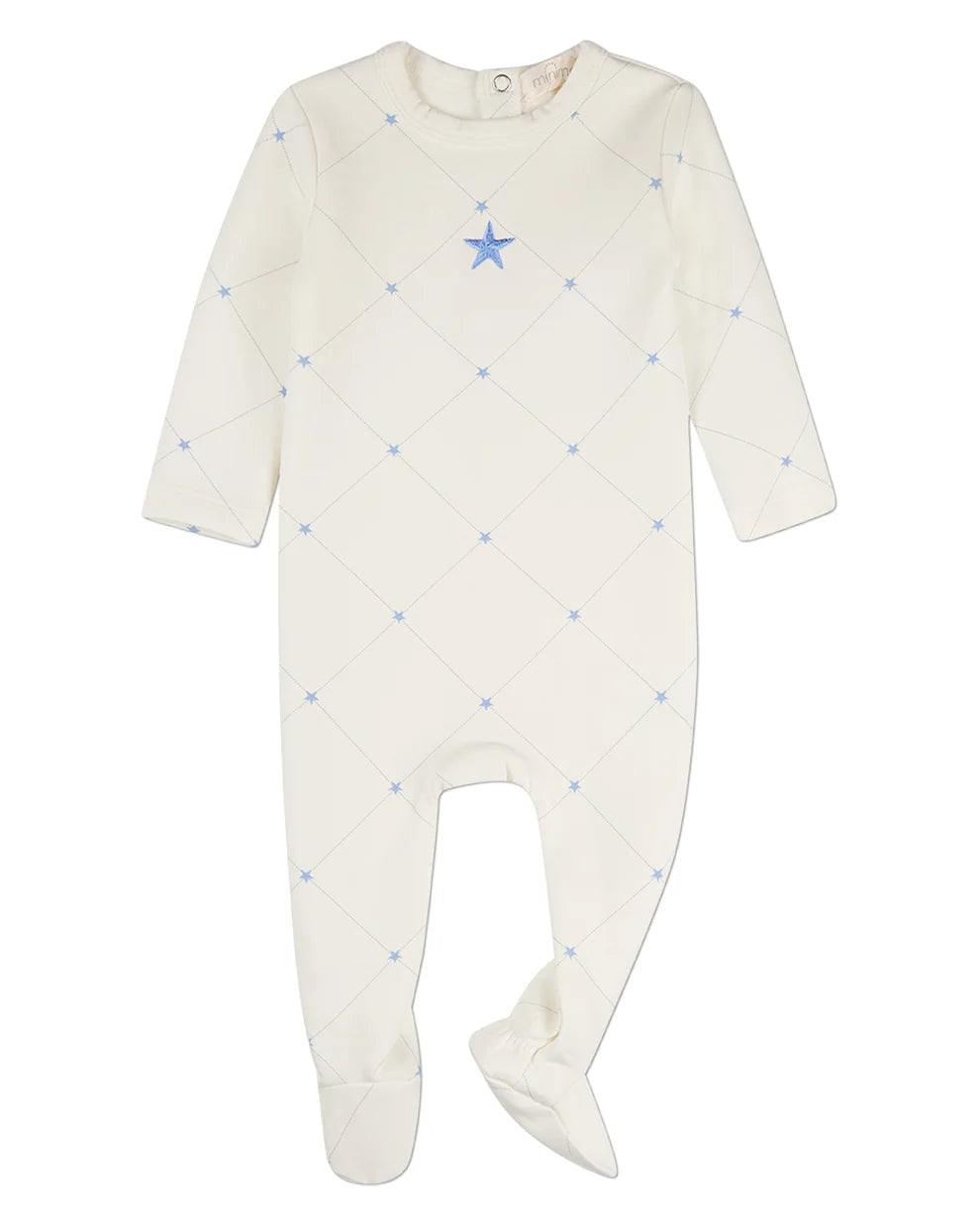 Stars and Stitching Footie with Beanie