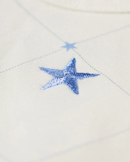 Stars and Stitching Footie with Beanie