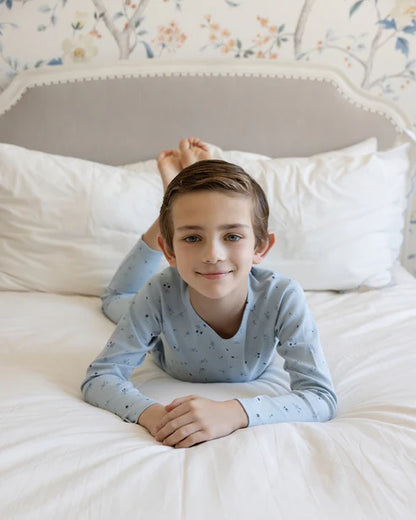 2 Piece Boys "My Brightest Star" 100% Cotton V-Neck Pajama set