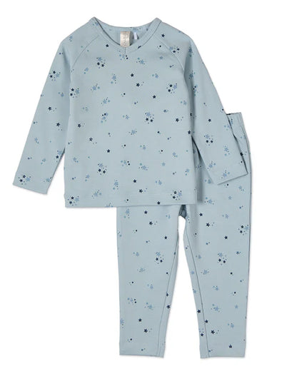 2 Piece Boys "My Brightest Star" 100% Cotton V-Neck Pajama set
