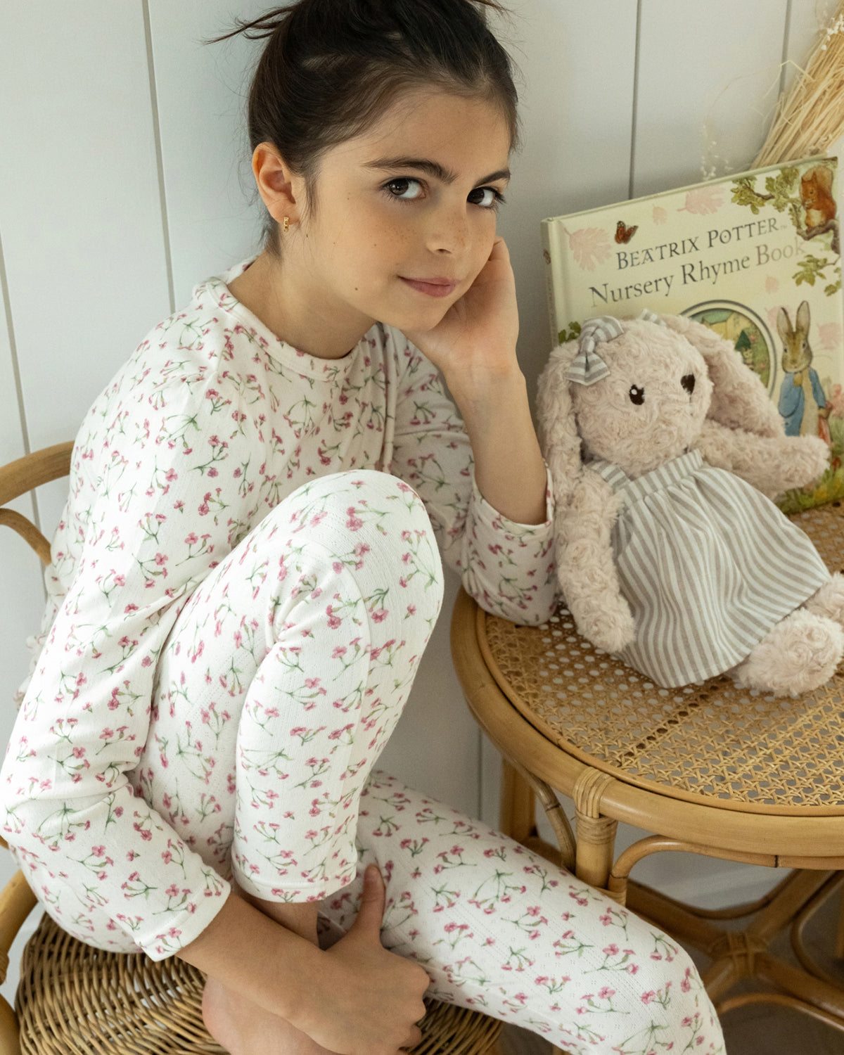 Full Bloom Floral Print 2pc pajama set