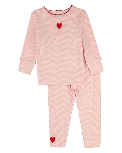 Heart Long Sleeve Pajama Set