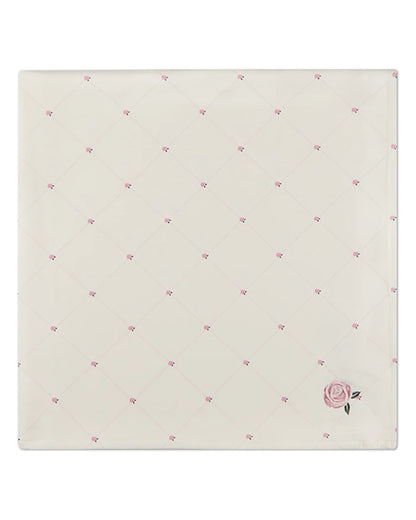 Rosettes and Stitching Blanket