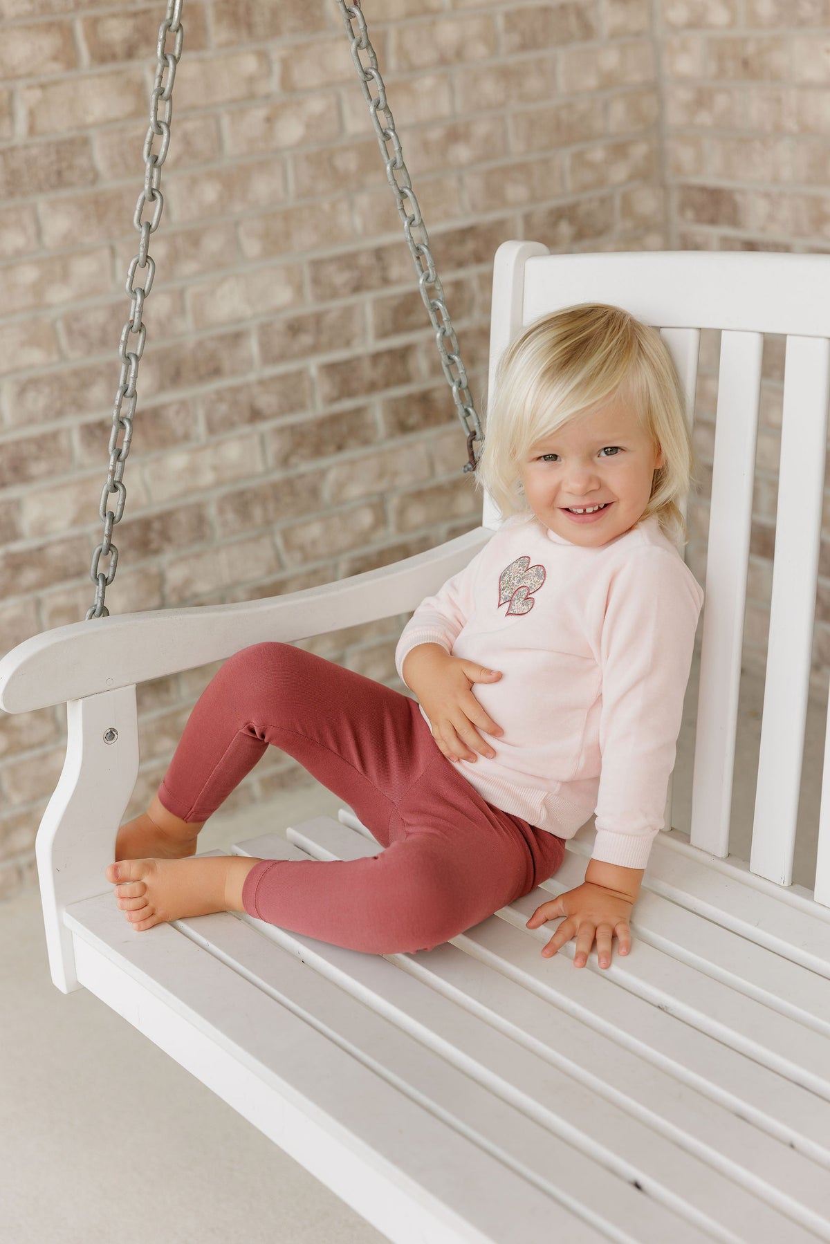 Pink Liberty Long Sleeve Top and Pants Set
