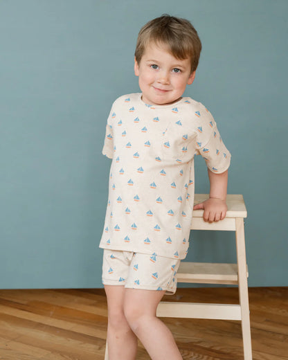 Noah Tee / Short in Sailboats