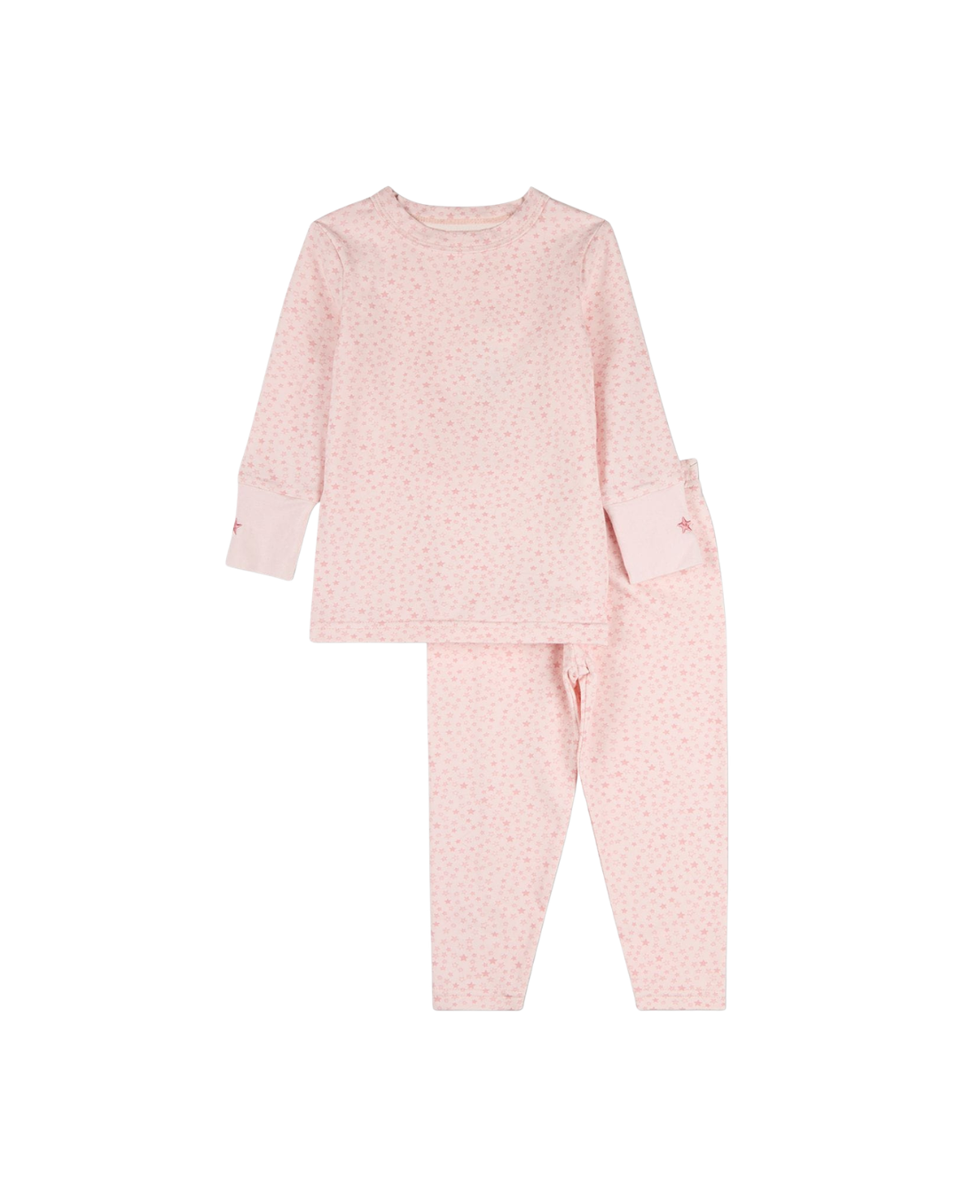 Pink Constellation In The Sky Long Sleeve Pajama Set