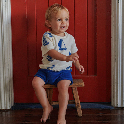 River Terry Shirt and Shorts Set