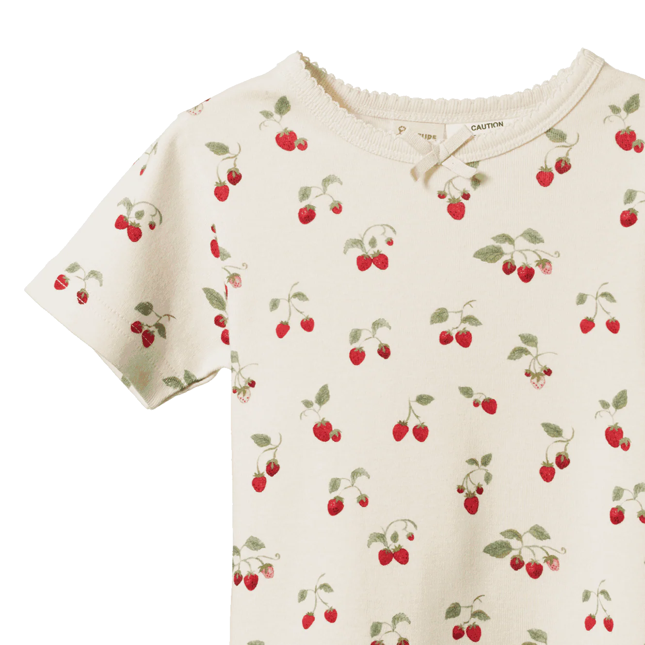Strawberry Blush Short Pajama Set