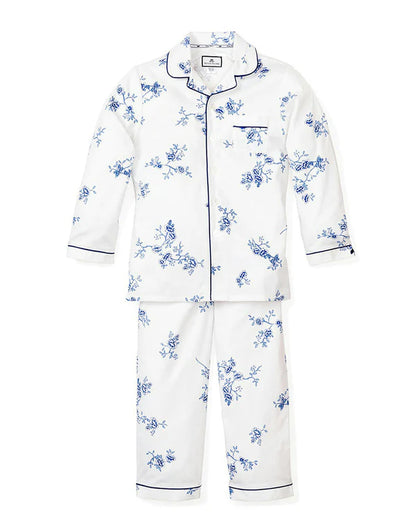 Indigo Floral Long Sleeve Pajama Set