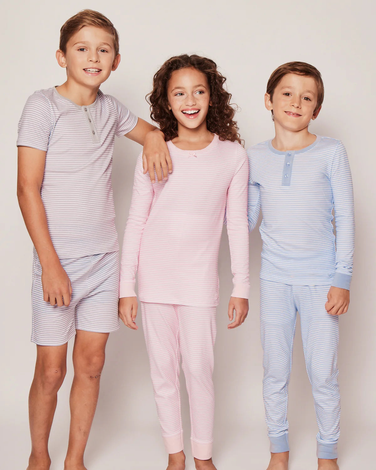 Blue Stripes Long Sleeve Pajama Set