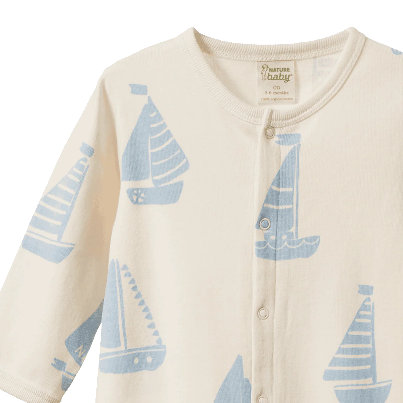 Cotton Stretch and Grow Footie